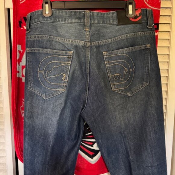 Ecko Unltd. Blue Jeans Men's Athletic 32 - Picture 6 of 8
